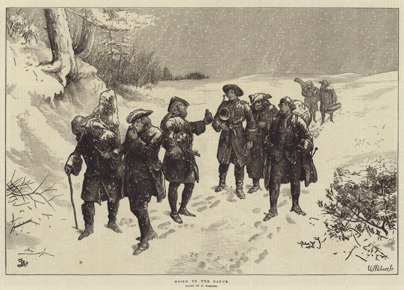 Går til dansen av Frederick Barnard