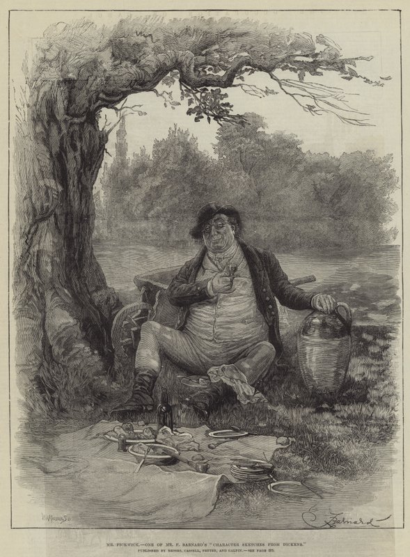 Mr Pickwick av Frederick Barnard