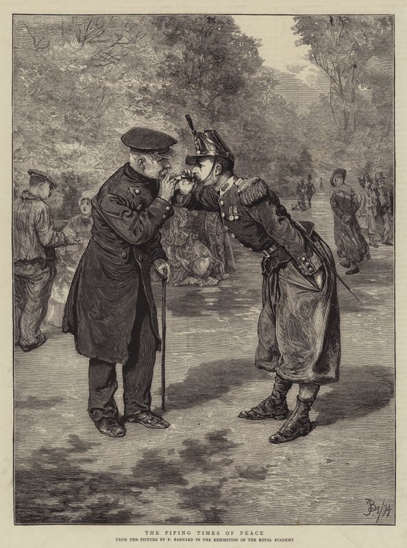 Piping Times of Peace av Frederick Barnard