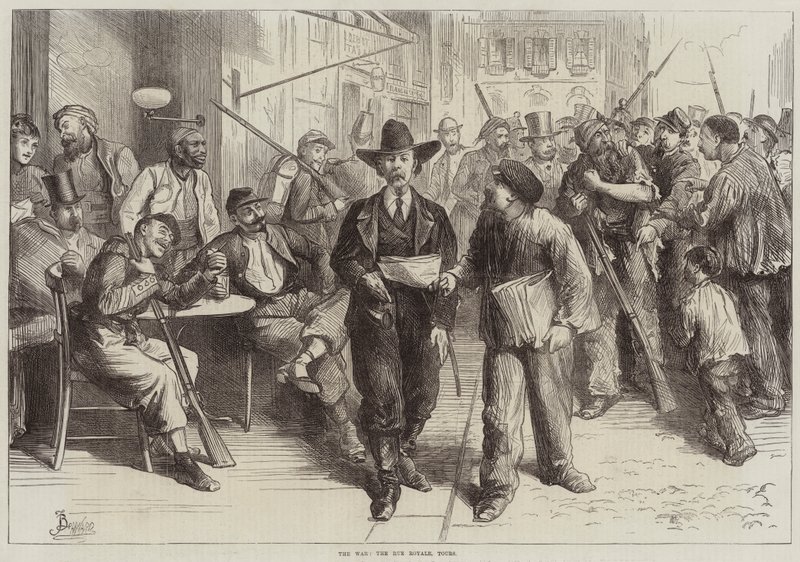 The War, Rue Royale, Tours av Frederick Barnard
