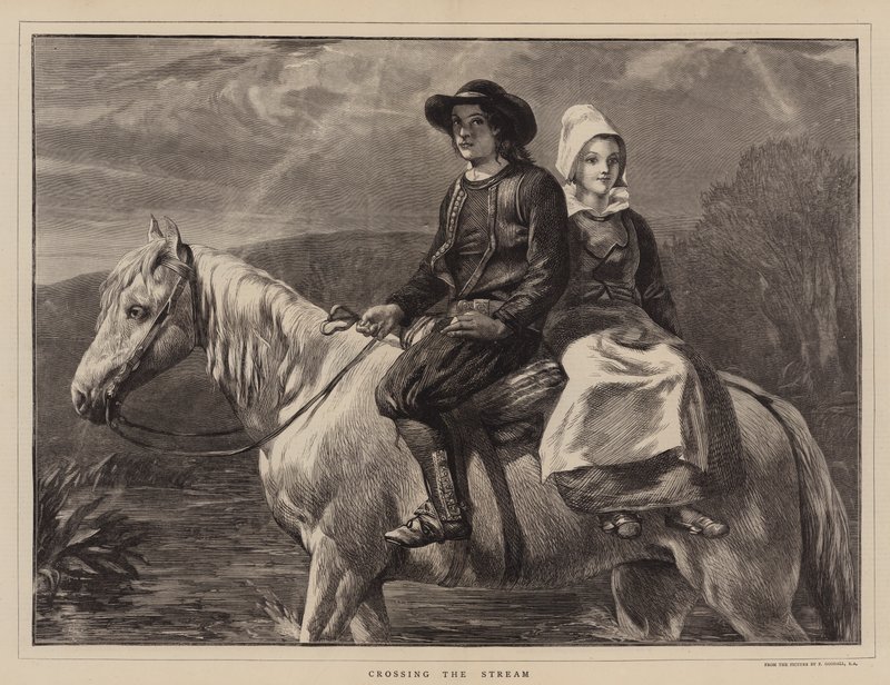 Krysser strømmen av Frederick Goodall