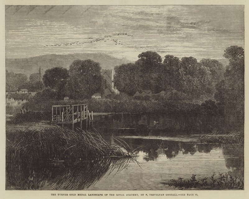 Turner Gold Medal Landscape of the Royal Academy av Frederick Trevelyan Goodall