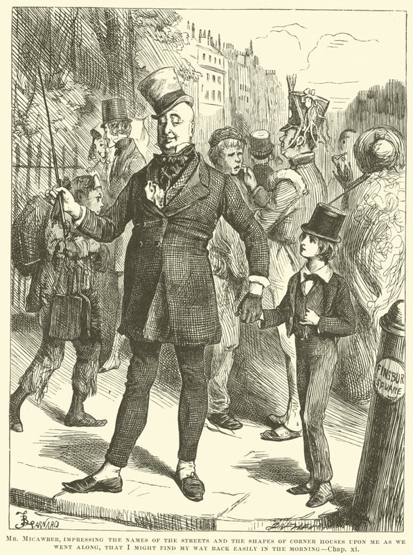 Mr Micawber av Frederick Barnard
