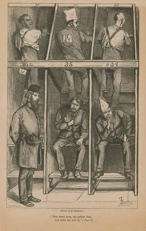 Fanger på tråkkehjulet av Frederick Barnard