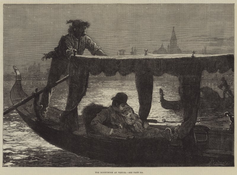 Bryllupsreisen i Venezia av Frederick Barnard