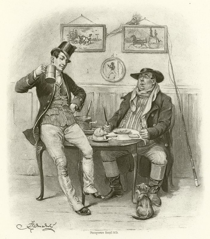 The Two Wellers (gravyr) av Frederick Barnard