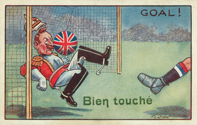 Vel Touch, mål! (farge litho) av Frederick George Lewin