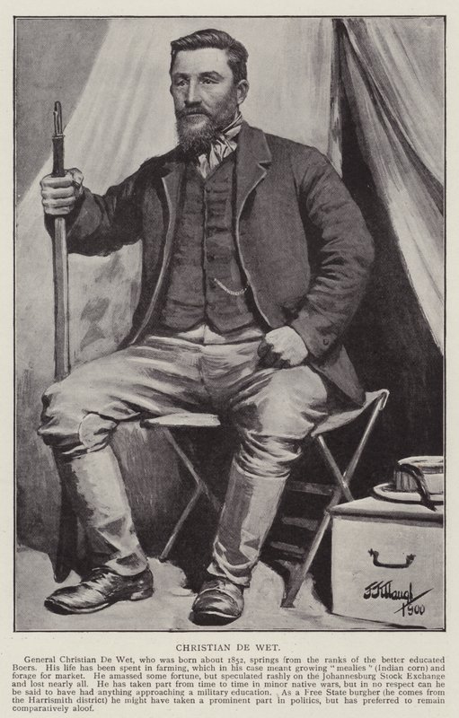 Christian De Wet (litho) av Frederick Judd Waugh