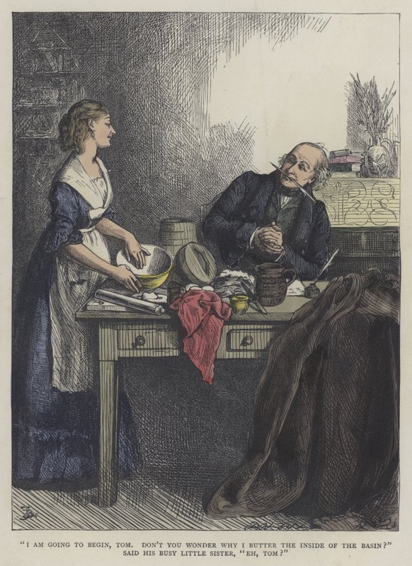 Illustrasjon for Martin Chuzzlewit av Frederick L. Bernard