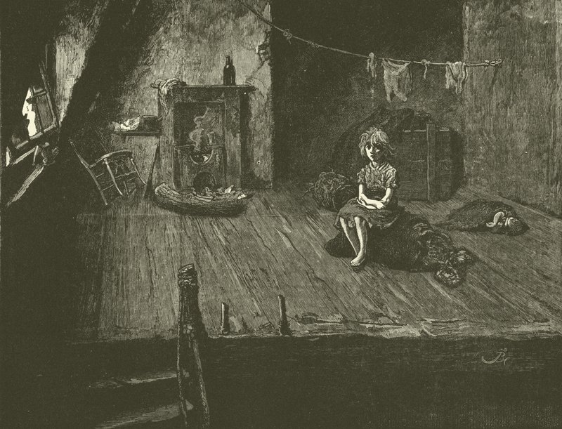 Stakkars barn på et loft av Frederick L. Bernard