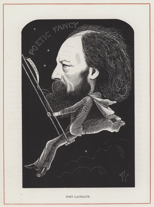 Alfred Tennyson av Frederick Waddy