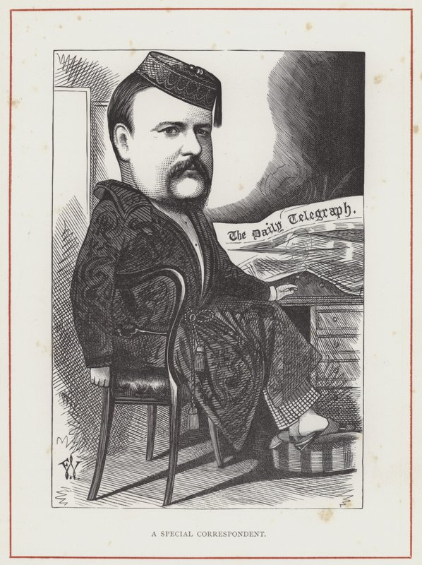 George Augustus Sala av Frederick Waddy
