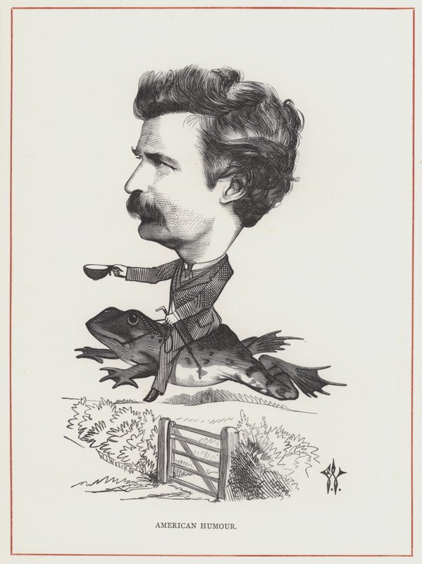 Mark Twain av Frederick Waddy