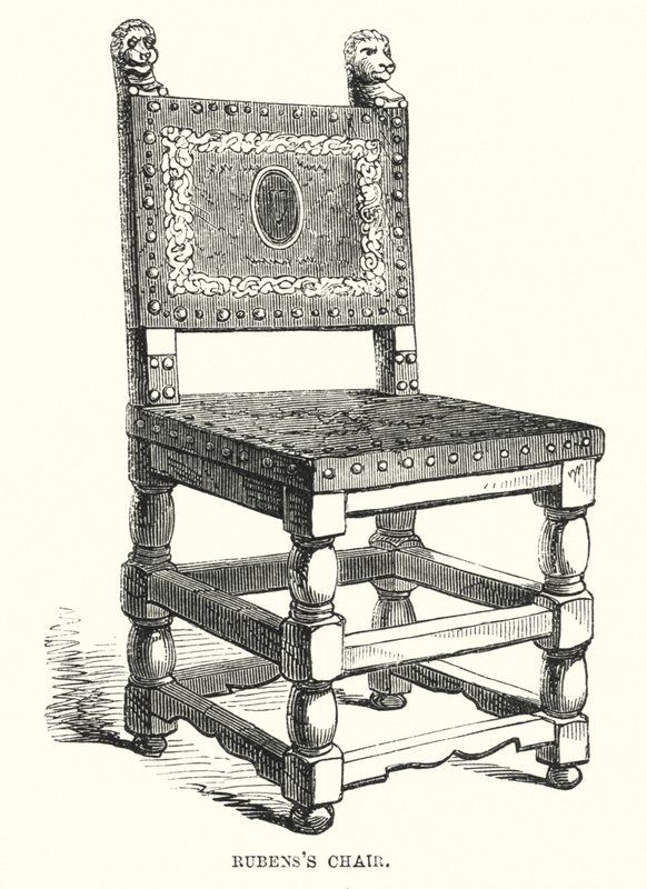 Rubens's Chair (gravering) av Frederick William Fairholt