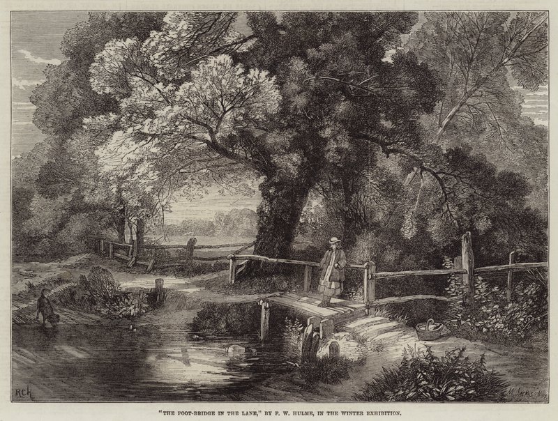 Gangbroen i Lane av Frederick William Hulme