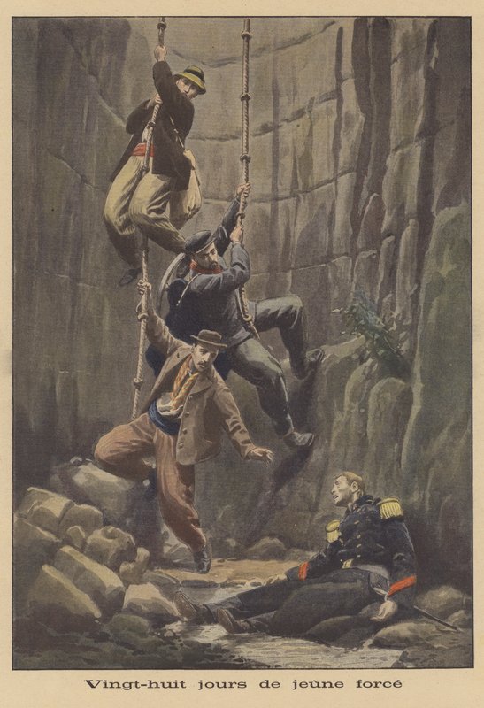 En gruppe marinesoldater oppdager en soldat fanget under jorden i 28 dager av French School