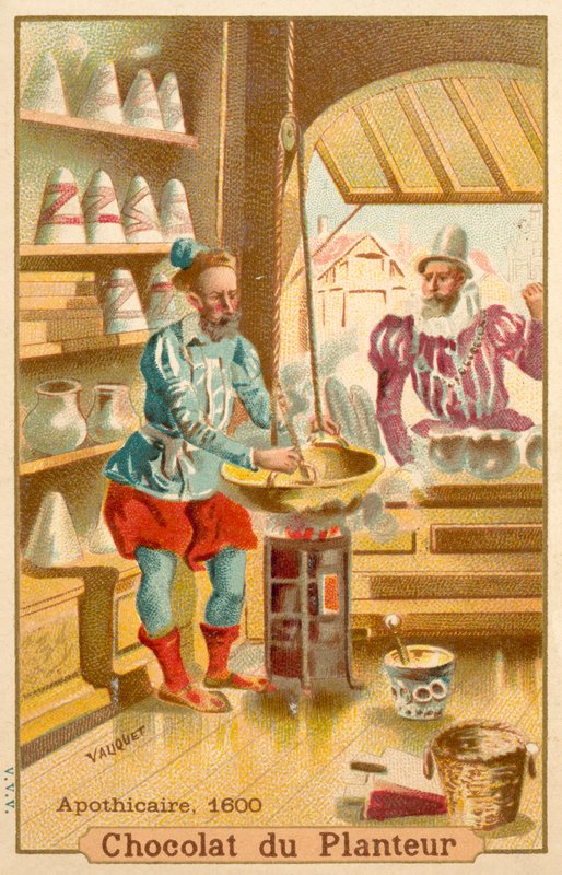 Apotek, 1600 av French School