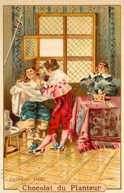 Frisør, 1630 av French School
