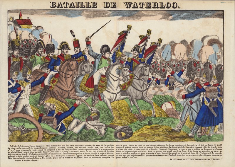 Slaget ved Waterloo av French School