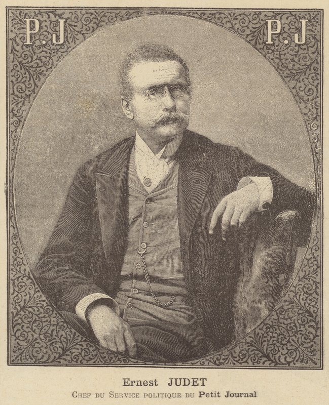 Ernest Judet, leder for politikkavdelingen i Petit Journal av French School