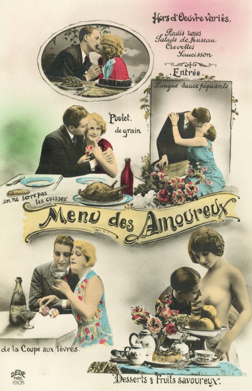 En meny for elskere (fargebilde) av French Photographer