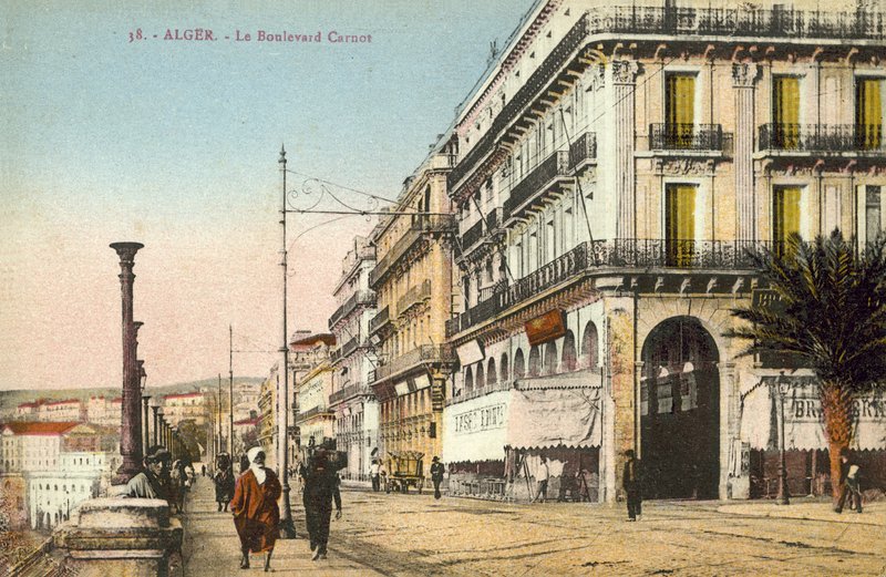 Alger, Algerie, Boulevard Carnot av French Photographer
