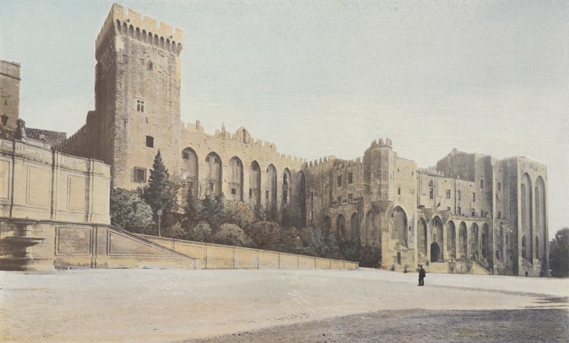 Avignon, pavenes slott, Ensemble N O av French Photographer