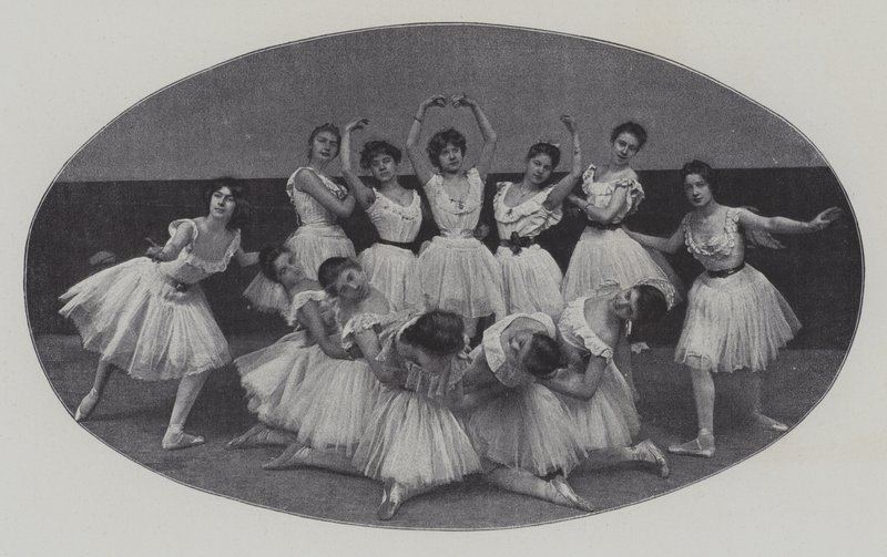 Ballettkurs (s/hvitt bilde) av French Photographer