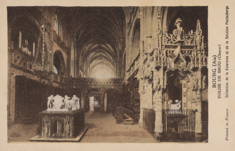 Landsby, Ain, Brou kirke av French Photographer