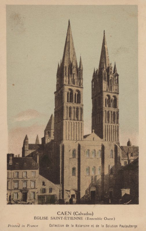 Caen, Saint Etienne-kirken av French Photographer