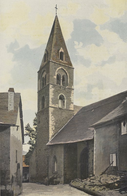 Chorges, kirke, klokketårn, N side av French Photographer
