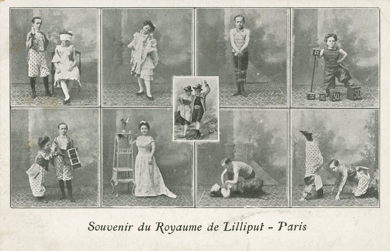 Sirkustroppen (s/hvitt bilde) av French Photographer
