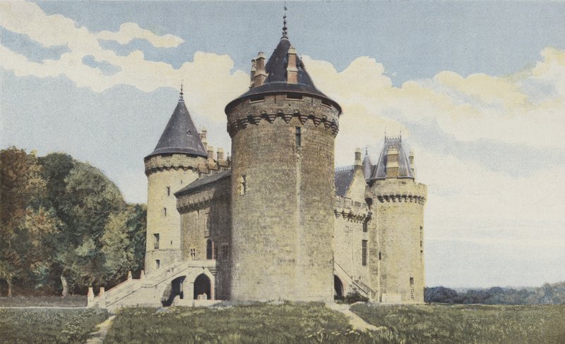 Combourg, slottet av French Photographer