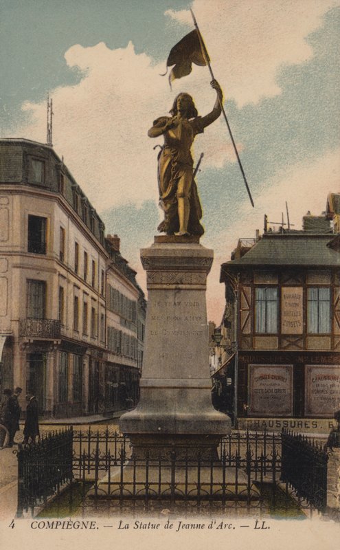 Compiegne, staten Jeanne d'Arc av French Photographer