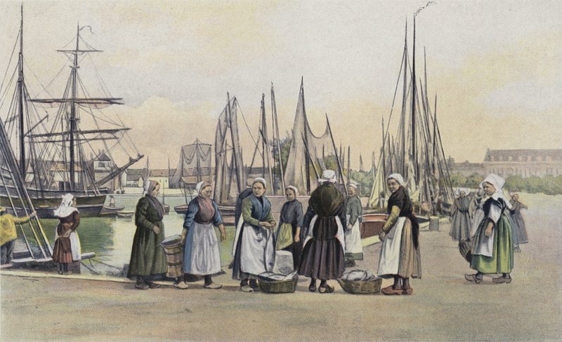 Concarneau, havnen av French Photographer