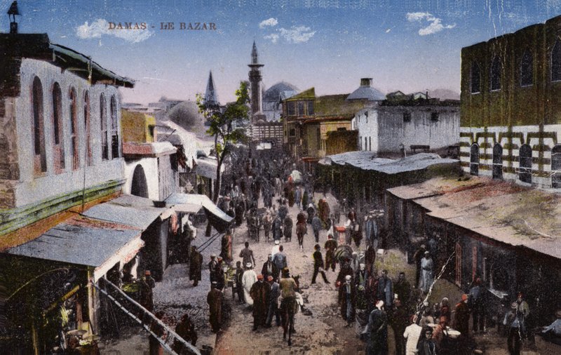 Damaskus, basar av French Photographer