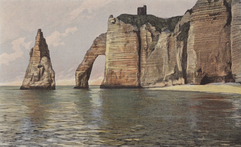 Etretat, Porte daval-klippene av French Photographer