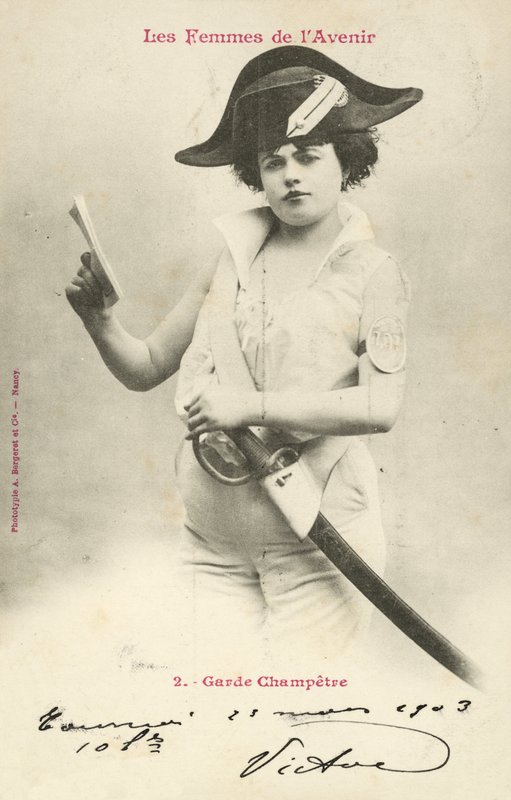 Garde Champetre, Fremtidens kvinne av French Photographer