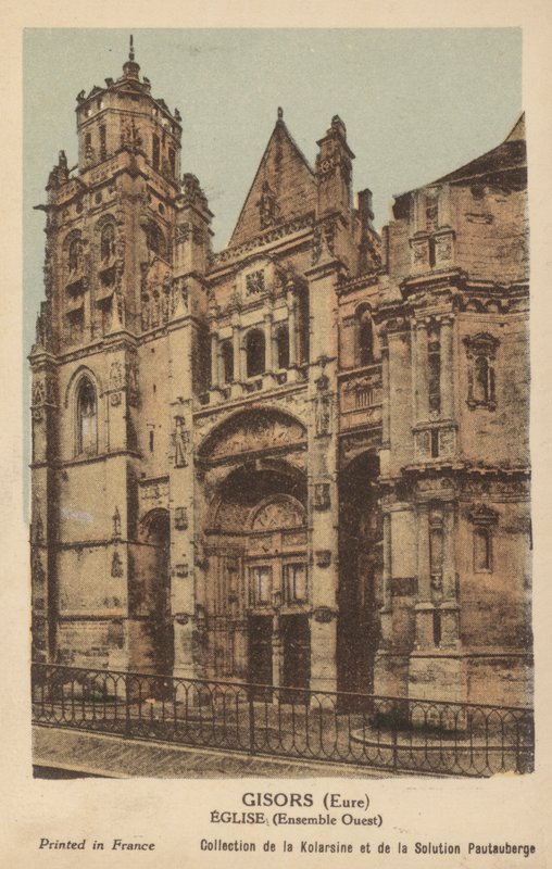 Gisors, kirke av French Photographer