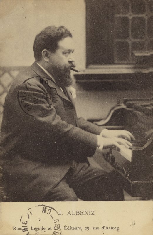 Isaac Albeniz , spansk pianist og komponist (1860-1909) av French Photographer