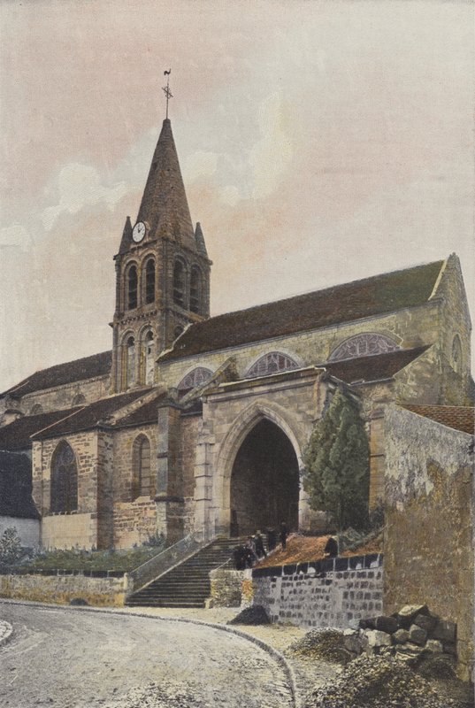 Jouy-le-Moutier, kirke av French Photographer