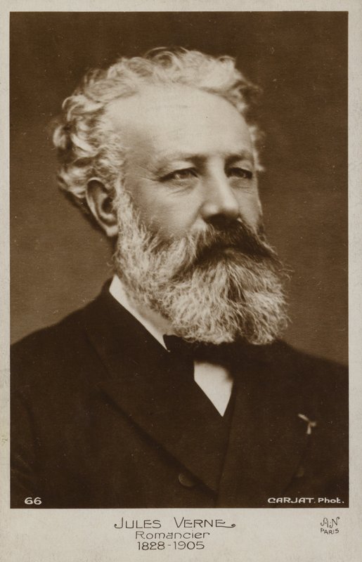 Jules Verne (1828-1905), fransk forfatter av French Photographer