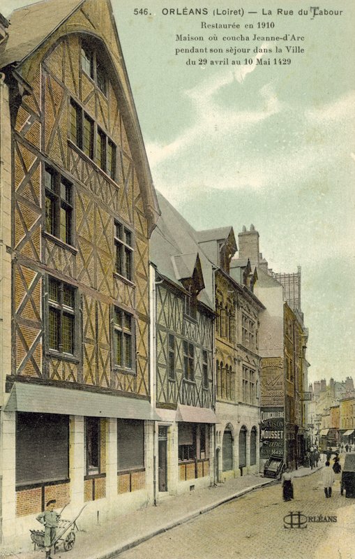La Rue de Labour, Orleans (fargebilde) av French Photographer
