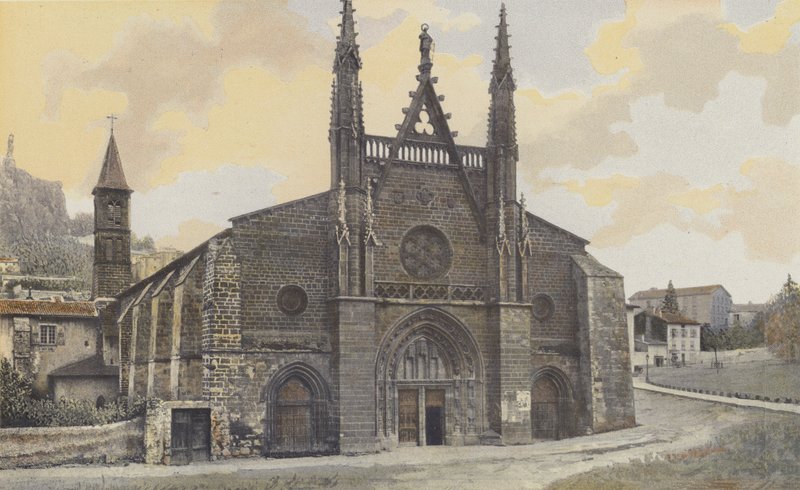 Le Puy, Saint-Laurent-kirken, Ensemble N O av French Photographer