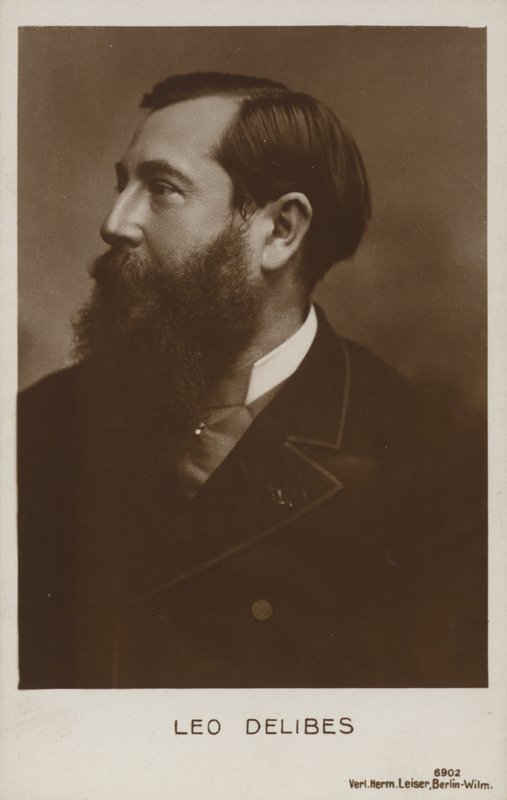 Leo Delibes , fransk komponist (1836-1891) av French Photographer