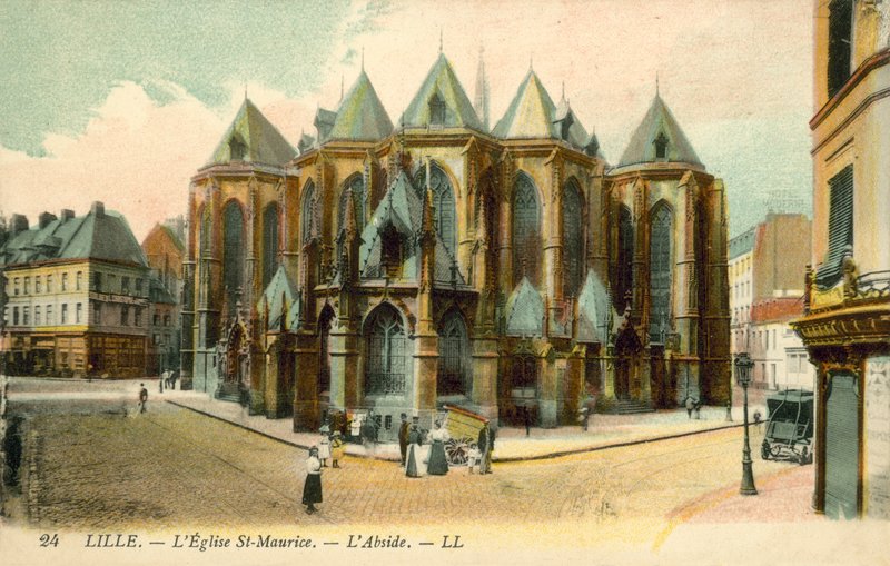 Lille, LEglise St-Maurice, LAbside av French Photographer