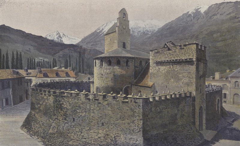 Luz, Tempelherrenes kirke, Sammen S E av French Photographer