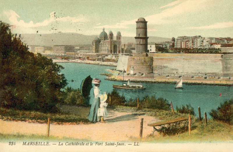 Marseille, katedralen, Fort Saint-Jean av French Photographer