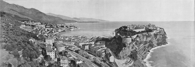 Monaco (s/hvitt bilde) av French Photographer
