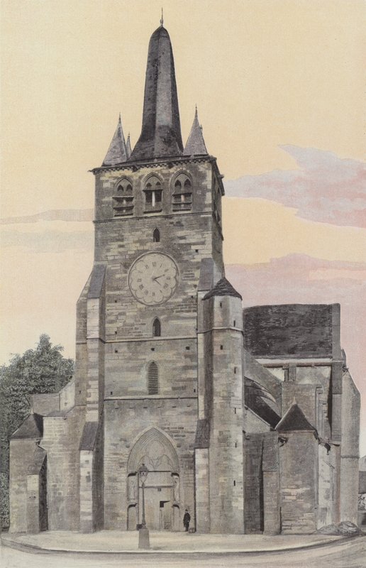 Mussy-sur-Seine, kirke, Ensemble O av French Photographer